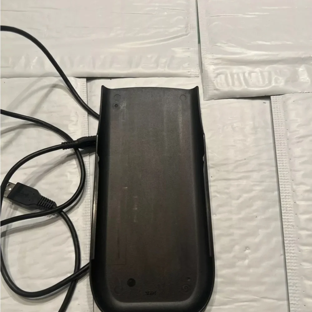 Texas Instruments TI-84 Plus C Ti 89 Graphing Calculator Cover Cable ONLY Black